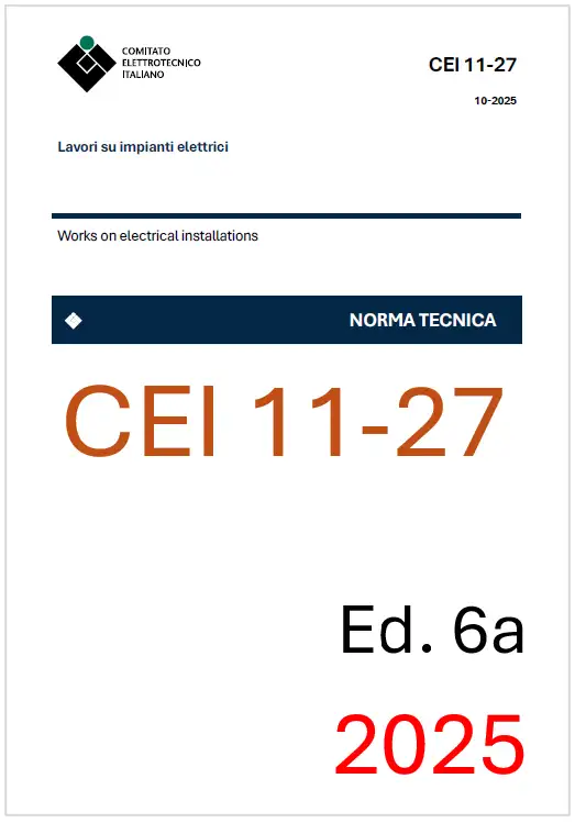 CEI 11-25 Ed. 6a 2025
